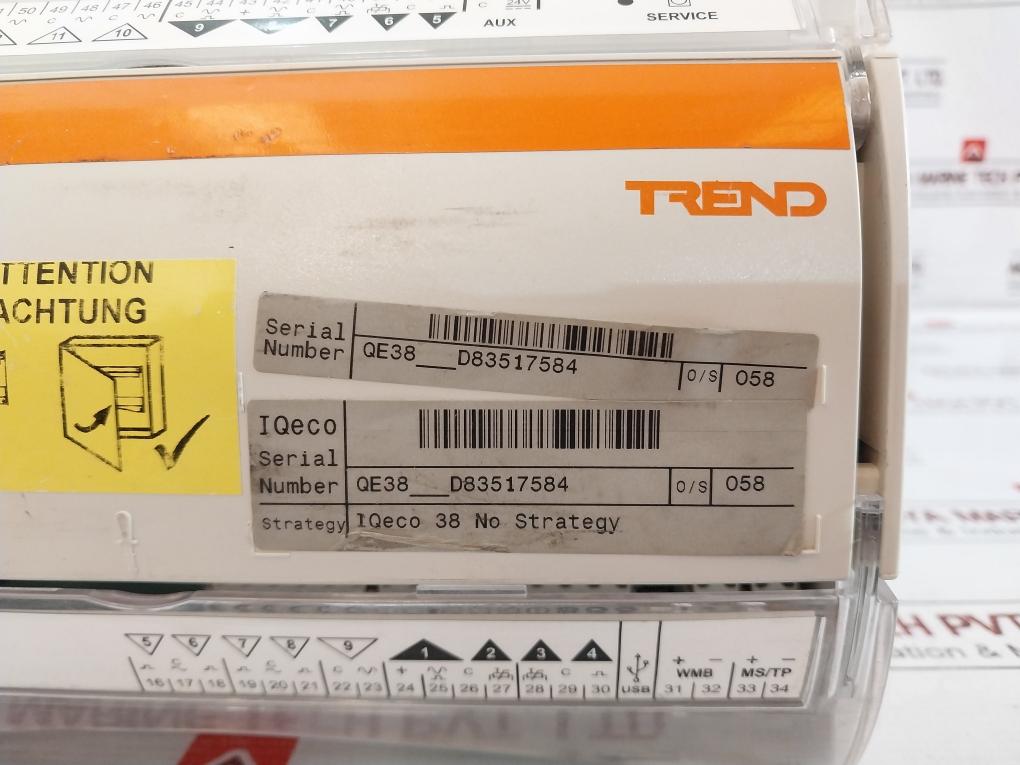 Trend Iqe38-1201U80036 Terminal Unit Controller 230Vac 50/60Hz 45Va