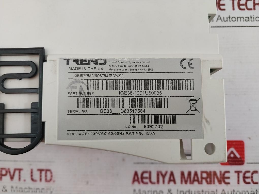 Trend Iqe38-1201U80036 Terminal Unit Controller 230Vac 50/60Hz 45Va