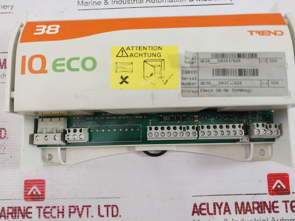 Trend Iqe38-1201U80036 Terminal Unit Controller Ap107011 230Vac 50/60Hz