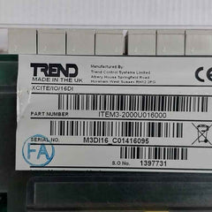 Trend Xcite/Io/16Di Expander Module Item3-2000U016000 E164576 94V-0