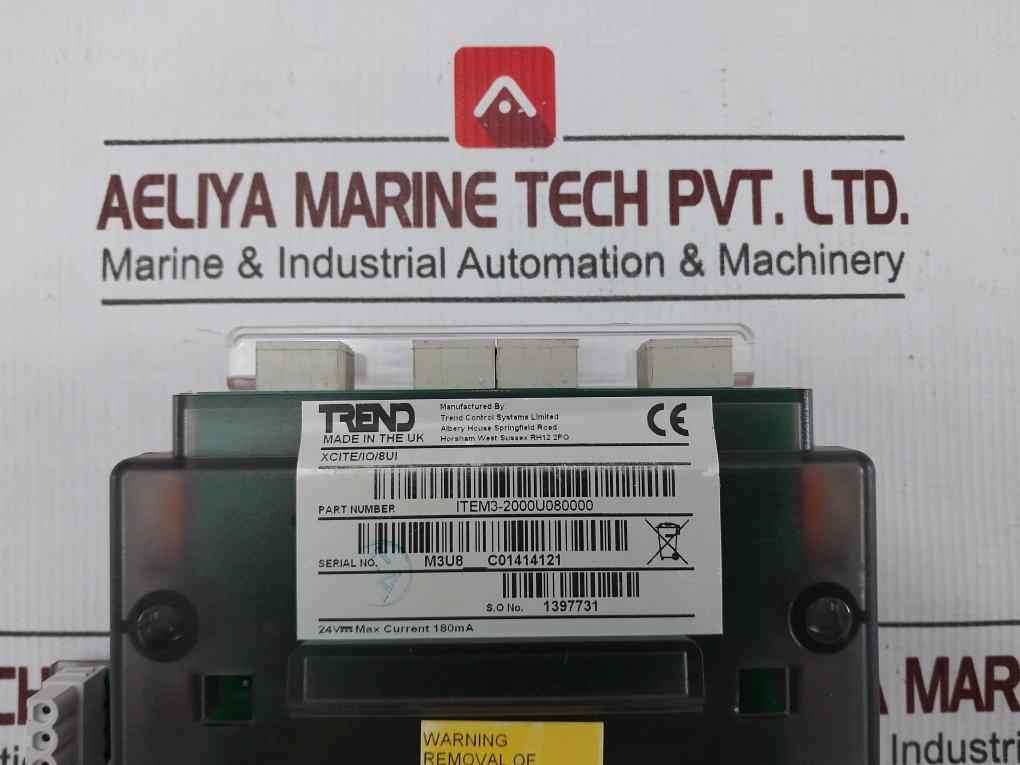 Trend Xcite/Io/8Ui Control Module Item3-2000U080000 Ap105225