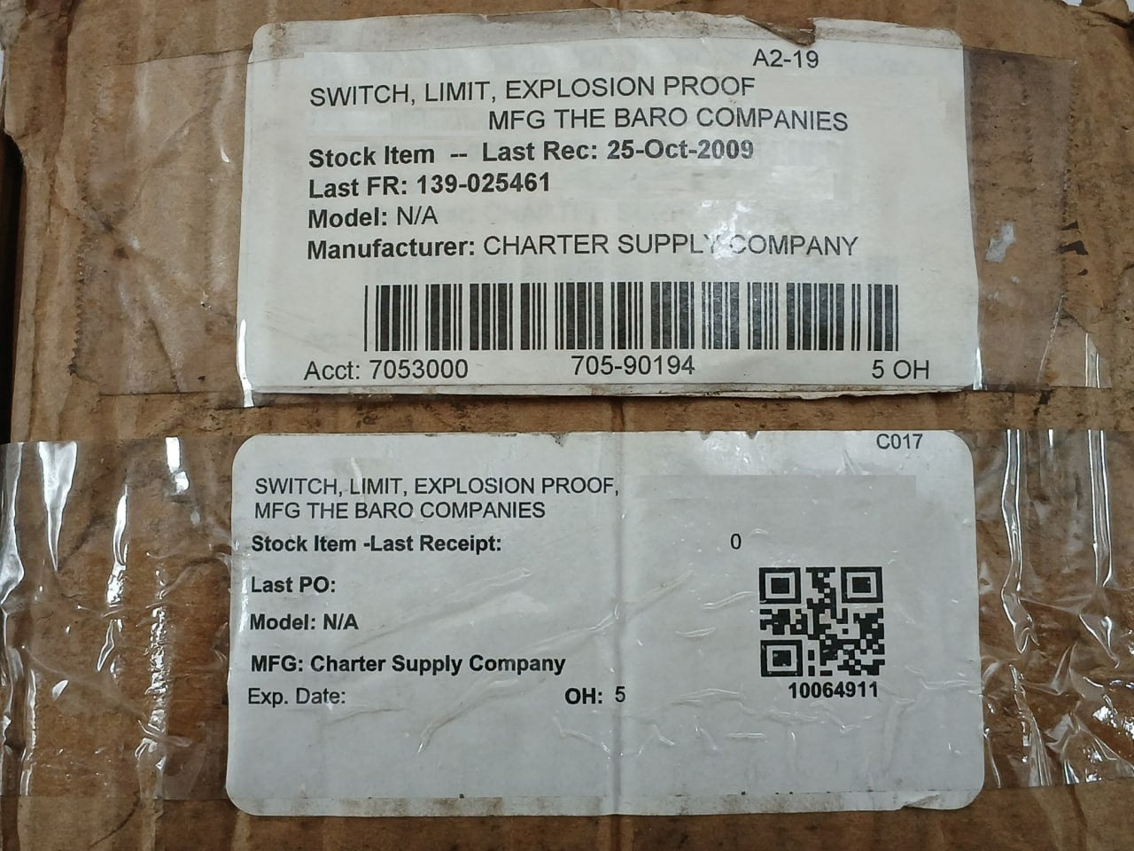 Triac Controls Hazardous Location Limit Switch 5Amp-250Vac Part No: Ex10A2Sbkn