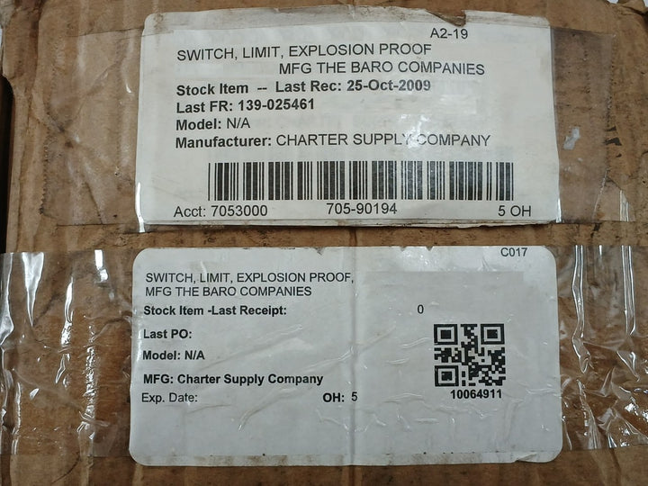 Triac Controls Hazardous Location Limit Switch 5Amp-250Vac Part No: Ex10A2Sbkn
