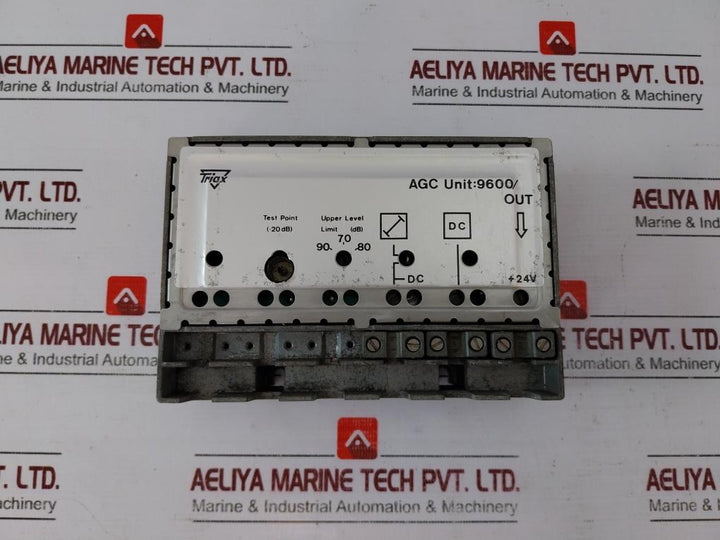 TRIAX AGC UNIT 9600 Wideband Amplifier Upper Level Limit 90-70-80 DB O/P +24V