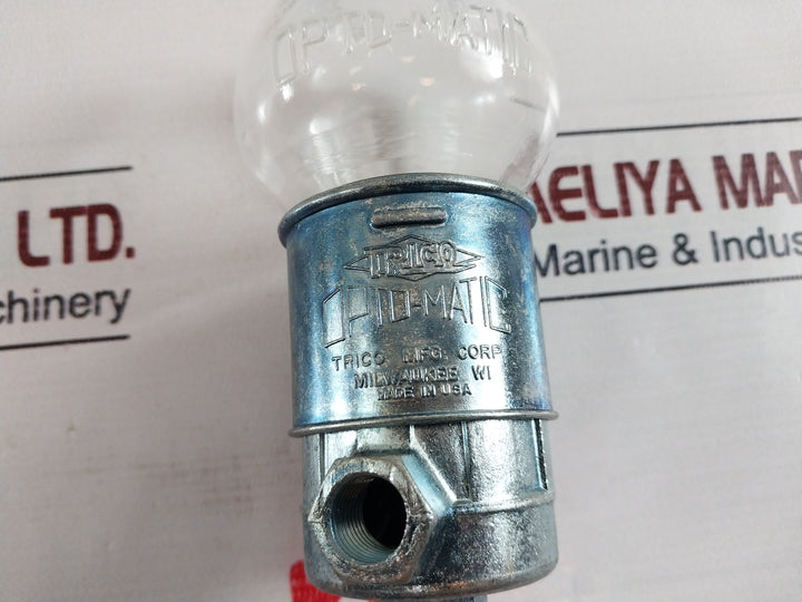 Trico 3003 Npt 1/4 Opto-matic Constant Level Oiler 4 Oz Glass