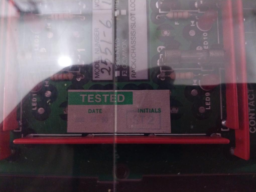 Triconex 2551-6 Di Input External Terminator Revision B-1