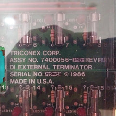 Triconex 2551-6 Di Input External Terminator Revision B-1