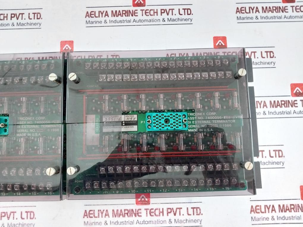 Triconex 2551-6 Di Input External Terminator Revision B-1