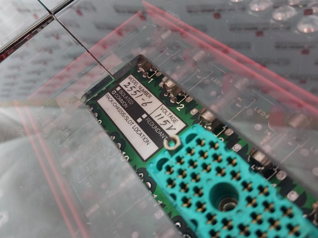 Triconex 2551-6 Di Input External Terminator Revision B-1