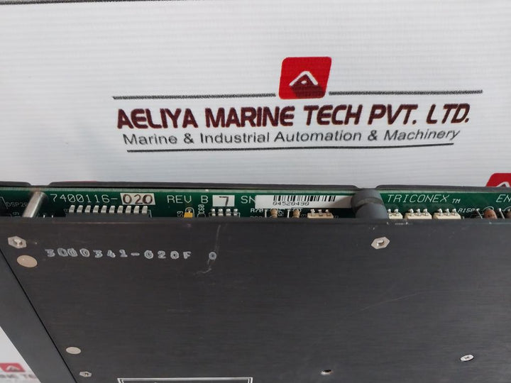 Triconex 3604E Digital Output Module 24V Dc Rev B 7 6100161-432, 3000341-020F 0