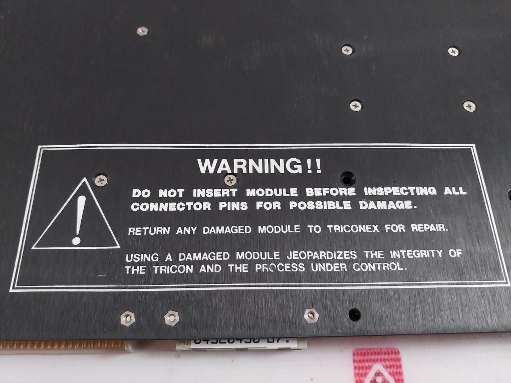 Triconex 3604E Digital Output Module 24V Dc Rev B 7 6100161-432, 3000341-020F 0