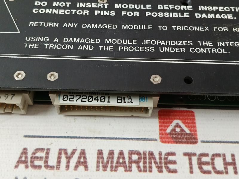 Triconex 3604E Digital Output Module 7400116-020 Rev: B13 24V Dc