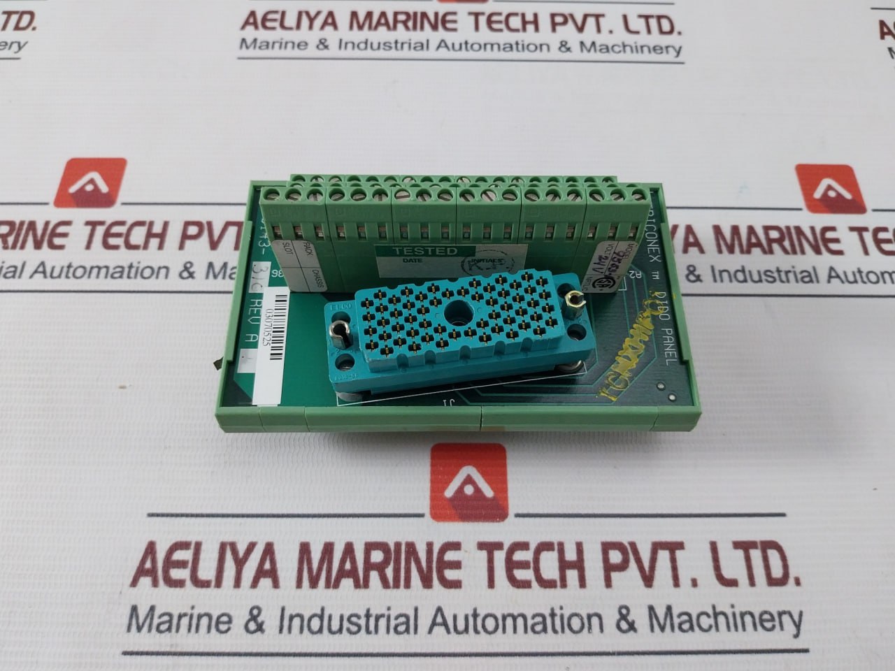 Triconex Phoenix Contact 7400143-310 Dido Panel W/ Terminal Block Rev A