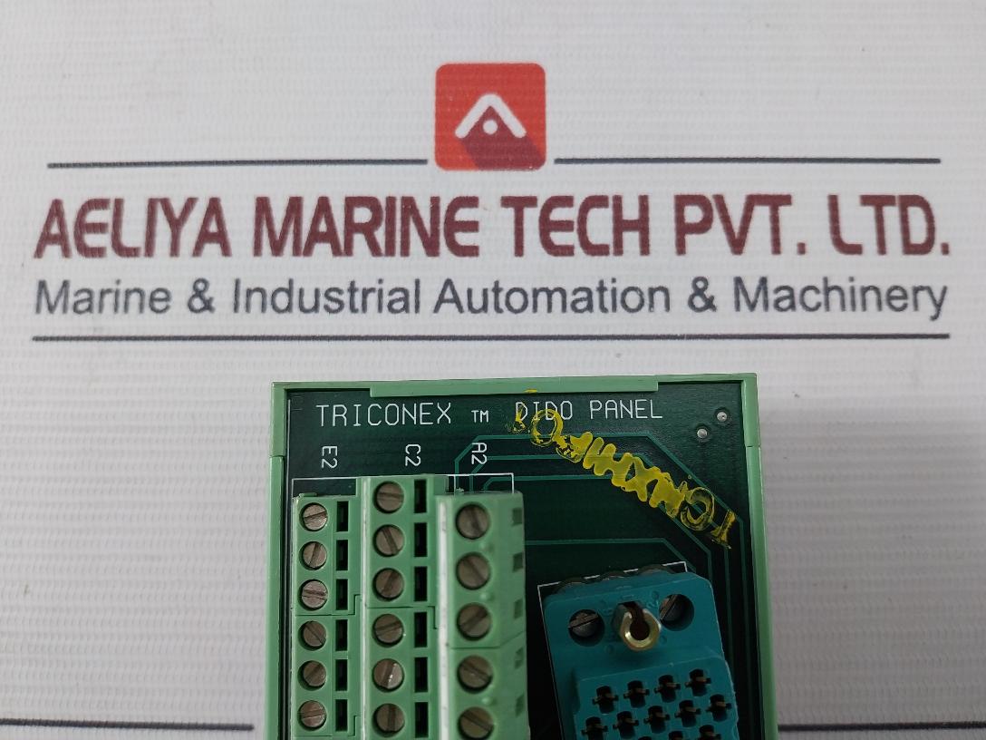 Triconex Phoenix Contact 7400143-310 Dido Panel W/ Terminal Block Rev A