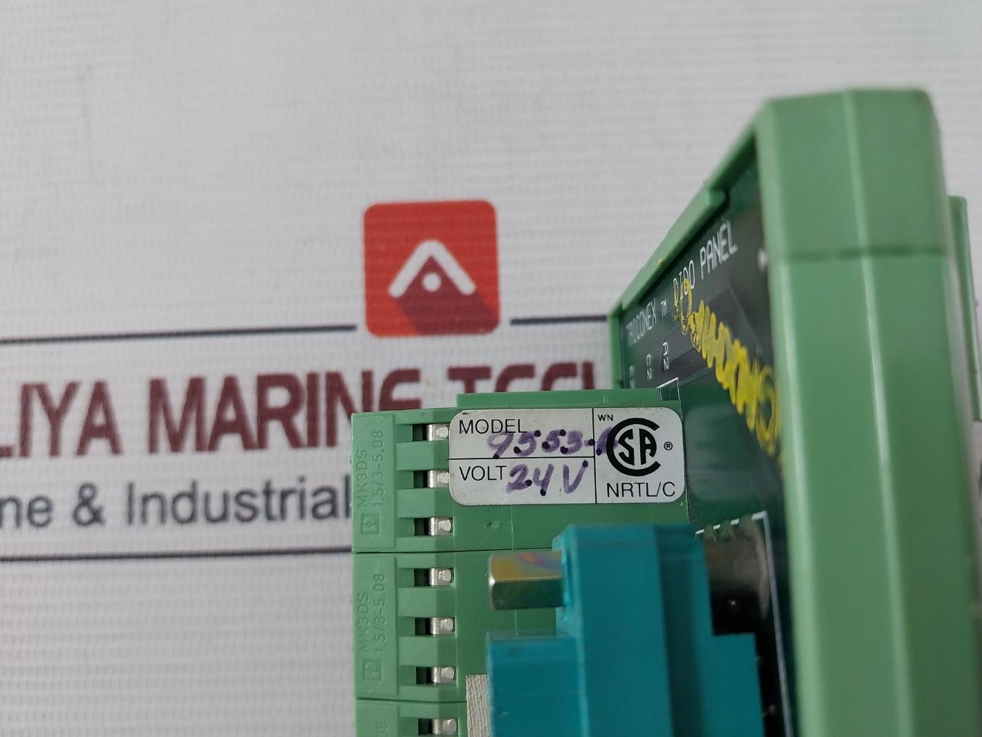 Triconex Phoenix Contact 7400143-310 Dido Panel W/ Terminal Block Rev A