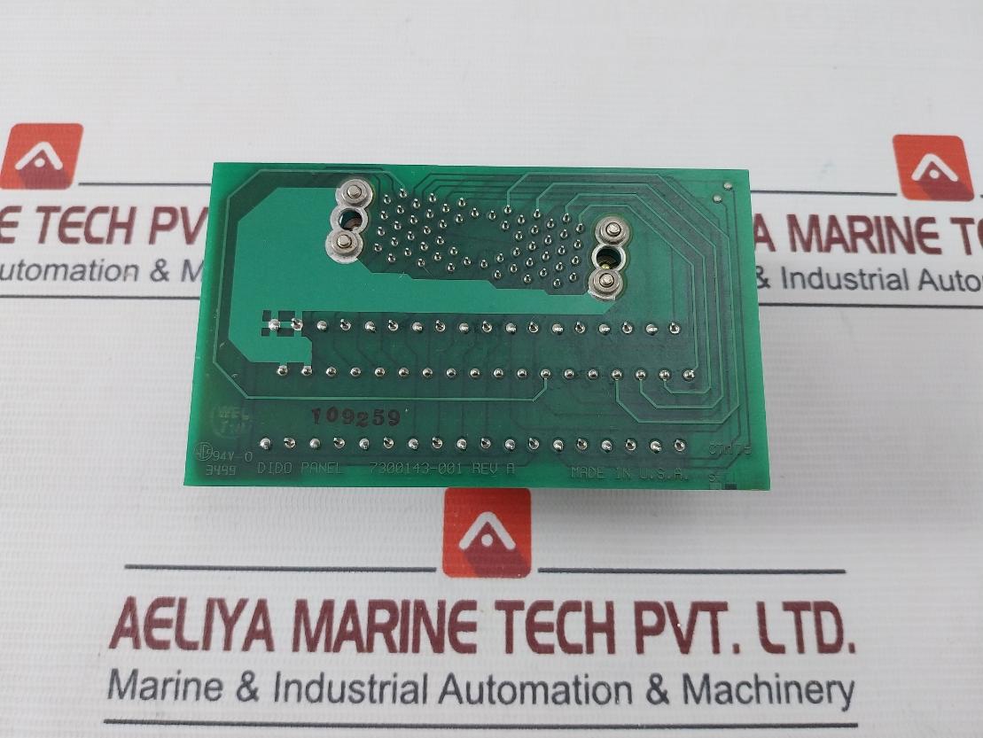 Triconex Phoenix Contact 7400143-310 Dido Panel W/ Terminal Block Rev A