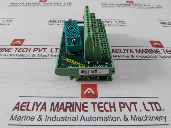 Triconex Phoenix Contact 7400143-310 Dido Panel W/ Terminal Block Rev A