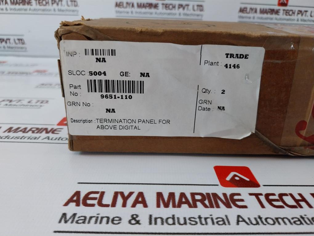 Triconex 9651-1 Digital Input/output Panels 120v