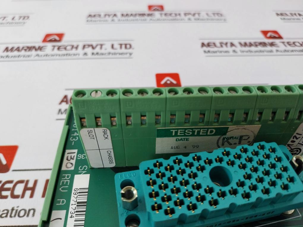 Triconex 9651-1 Digital Input/output Panels 120v