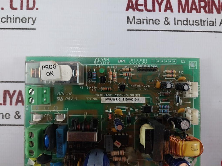 TRIPHASE TECHNOLOGIES HWFAN-V06 Printed Circuit Board 94V-0 202290