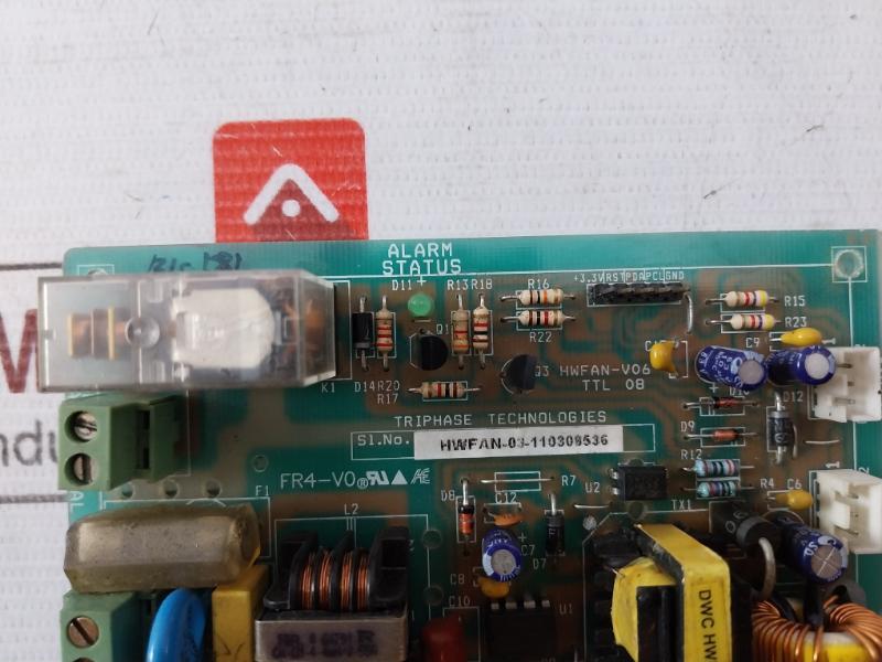 Triphase Technologies Hwfan-v06 Printed Circuit Board Ttl 08 Fr4-v0