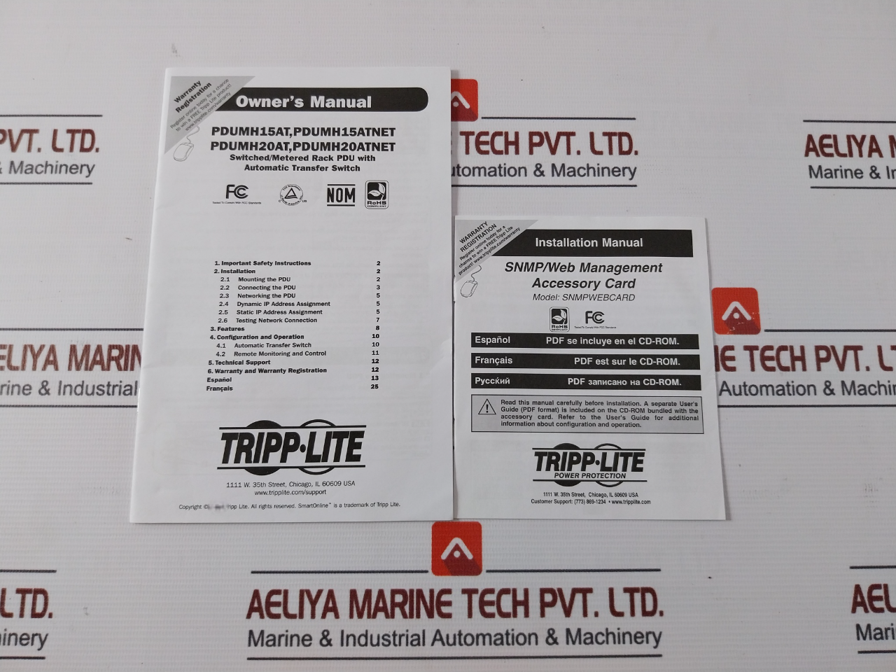 Tripp Lite Pdumh15Atnet Single-phase Switched Automatic Transfer Switch Set