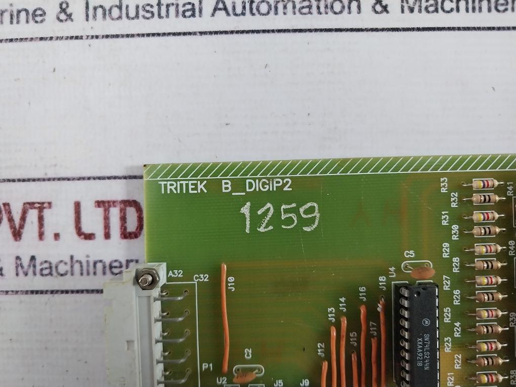 Tritek B_digip2 I.p-1259 Pcb Module Printed Circuit Board Single Side