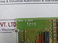 Tritek B_digip2 I.p-1259 Pcb Module Printed Circuit Board Single Side