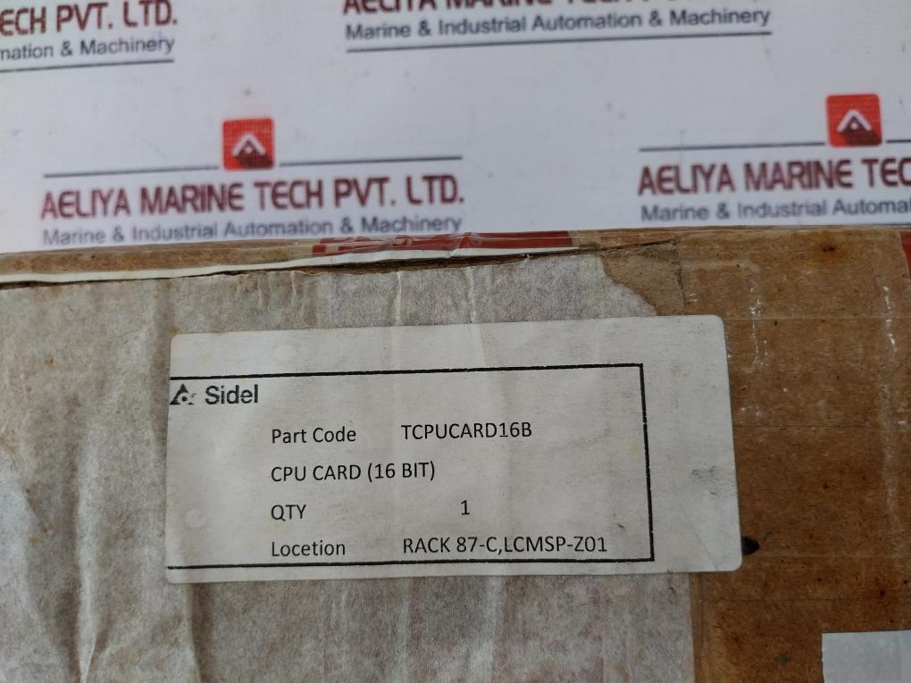 Tritek Sidel Tcpucard16b Cpu Card 1716 (16 Bit)