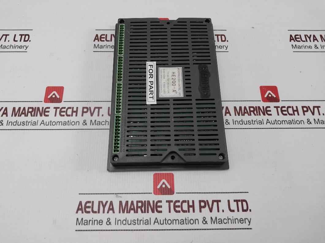 Tronx He200-a Microprocessor Control Unit Dc24v/500ma (not Working)