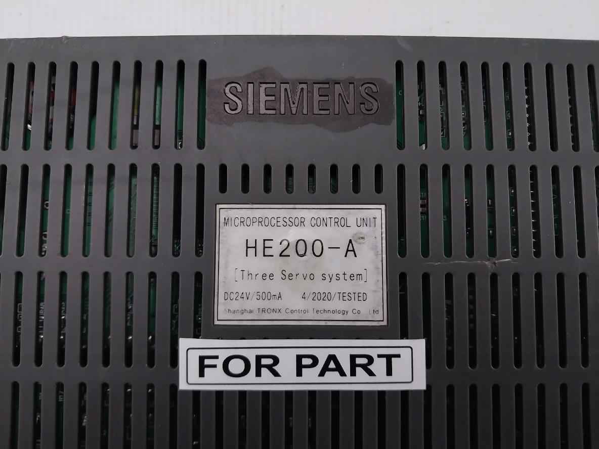 Tronx He200-a Microprocessor Control Unit Dc24v/500ma (not Working)