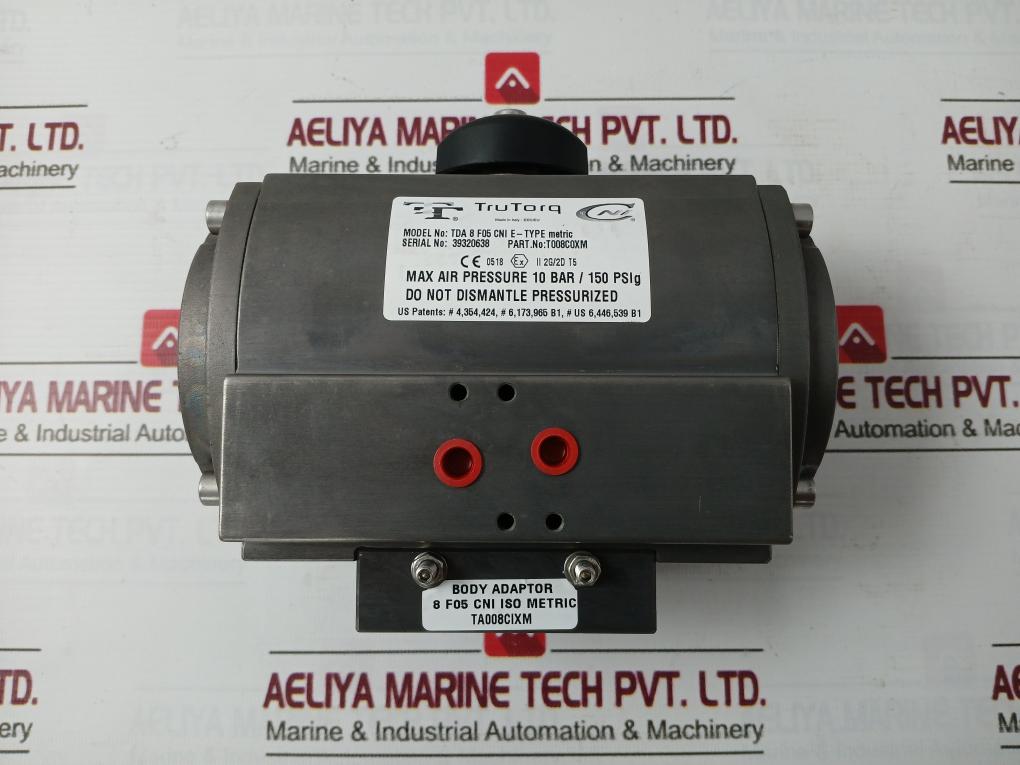 Tru Torq T008C0Xm Tda 8 F05 Cni E-type Metric Pneumatic Actuator Tt8Iso06