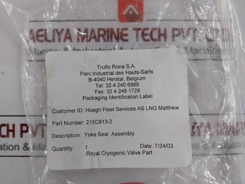 Truflo Actuator Pneumatic Seal Kit Ll0-38000-001