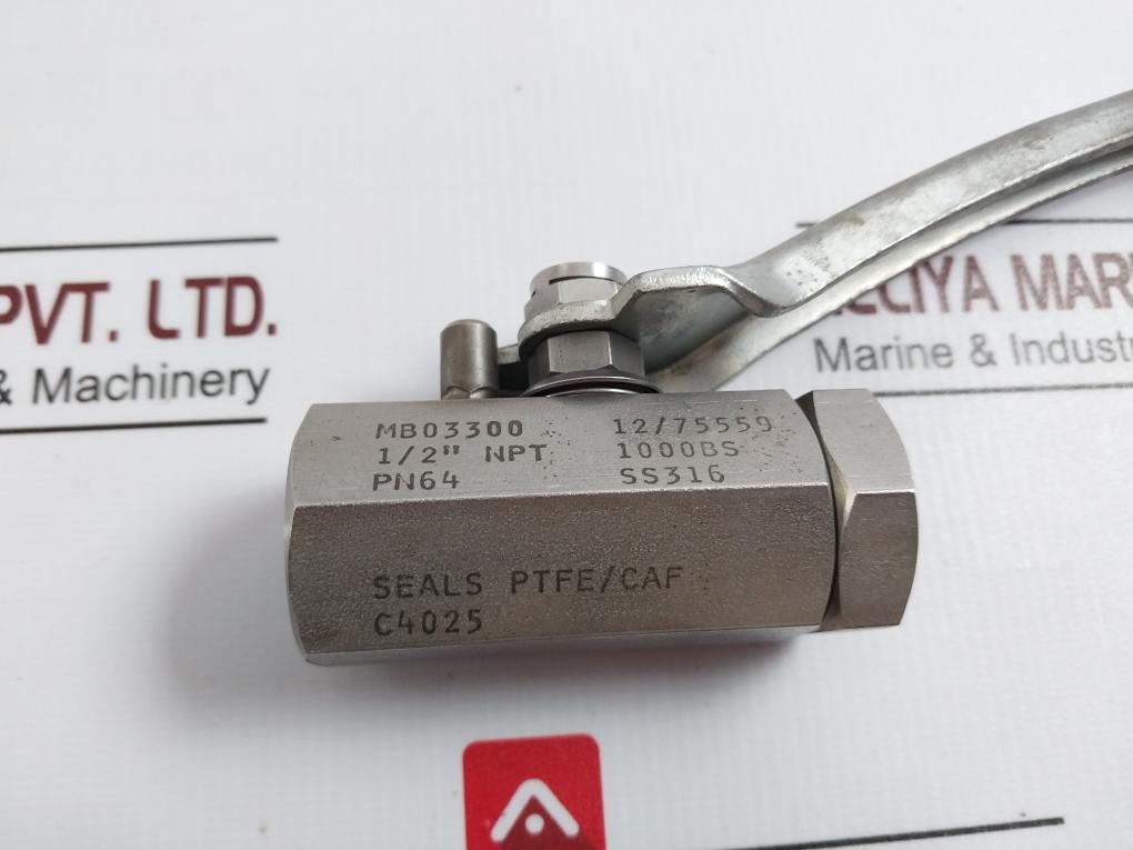 Truflo Mb03300 Hydraulic Ball Valve 1000Bs / Pn64