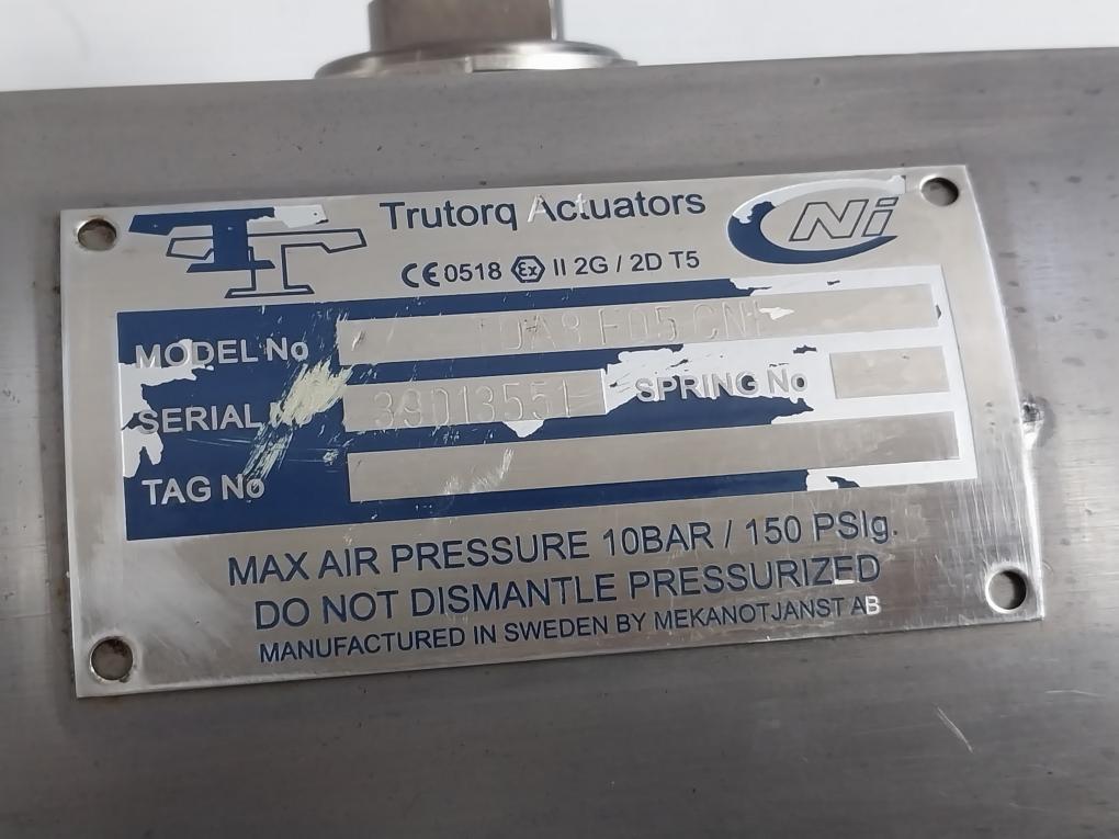 Trutorq Tda8F05Cni Pneumatic Actuator 10Bar/150Psig