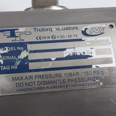 Trutorq Tda8F05Cni Pneumatic Actuator 10Bar/150Psig