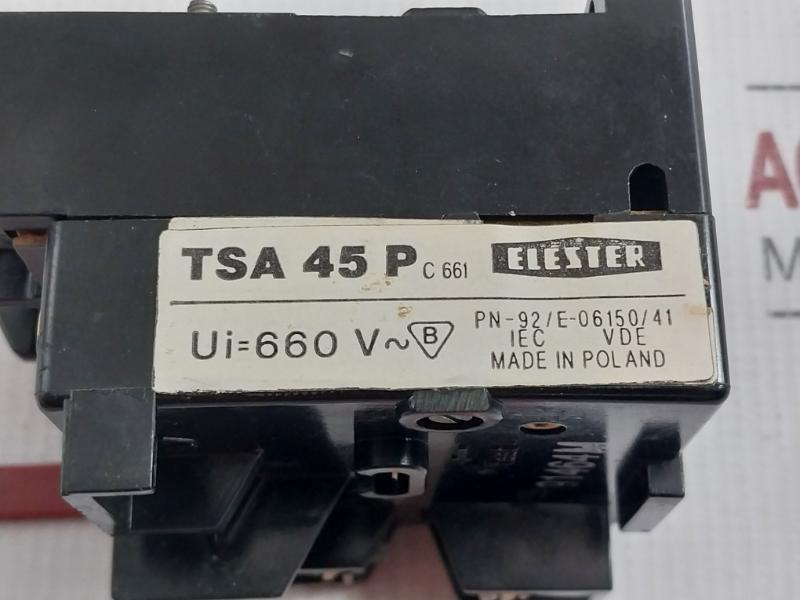 Tsa 45 P Thermal Overload Relay Elester 660V