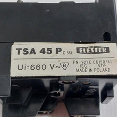 Tsa 45 P Thermal Overload Relay Elester 660V