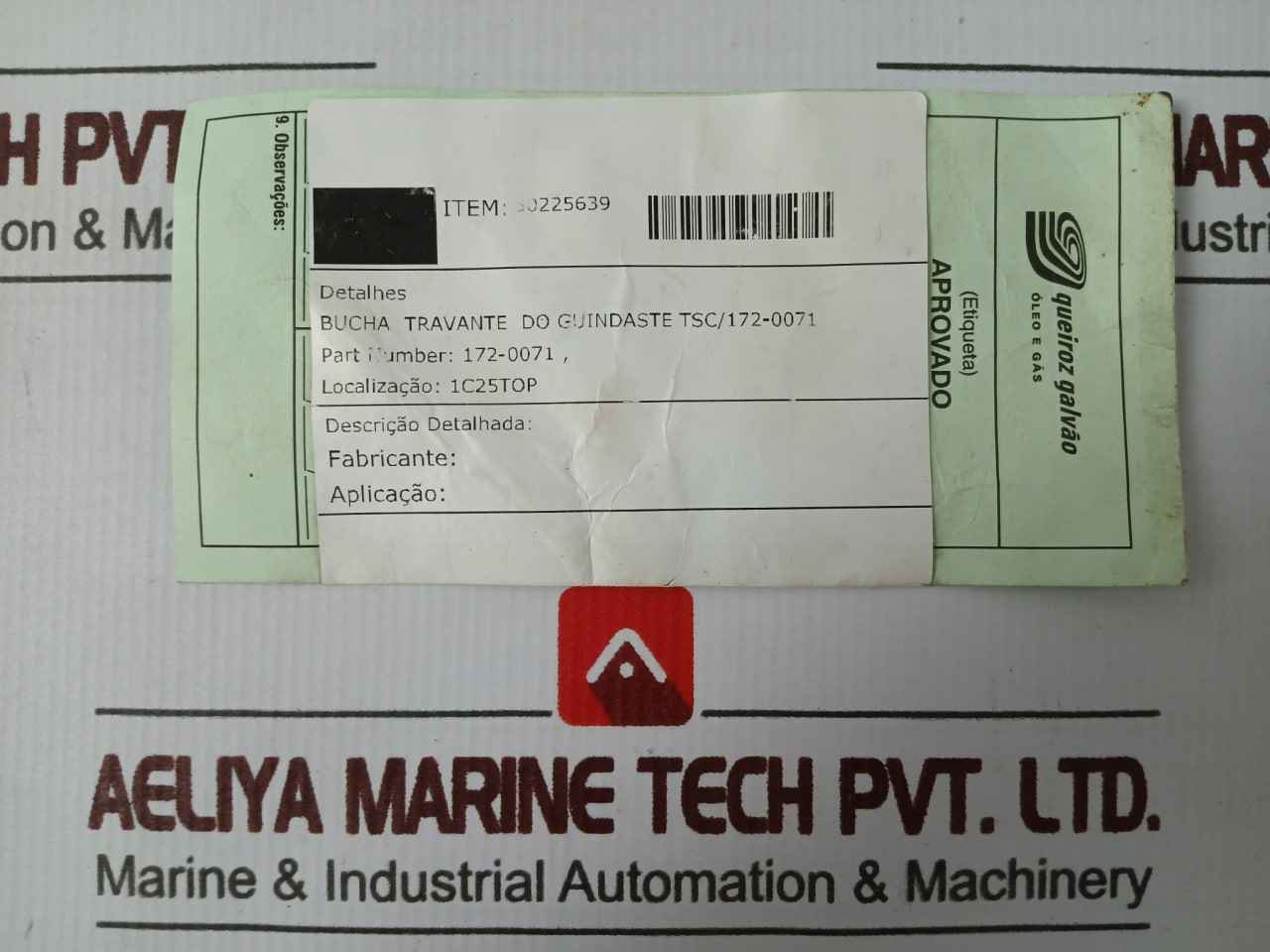 Tsc 172-0071 Locking Bush For Crane