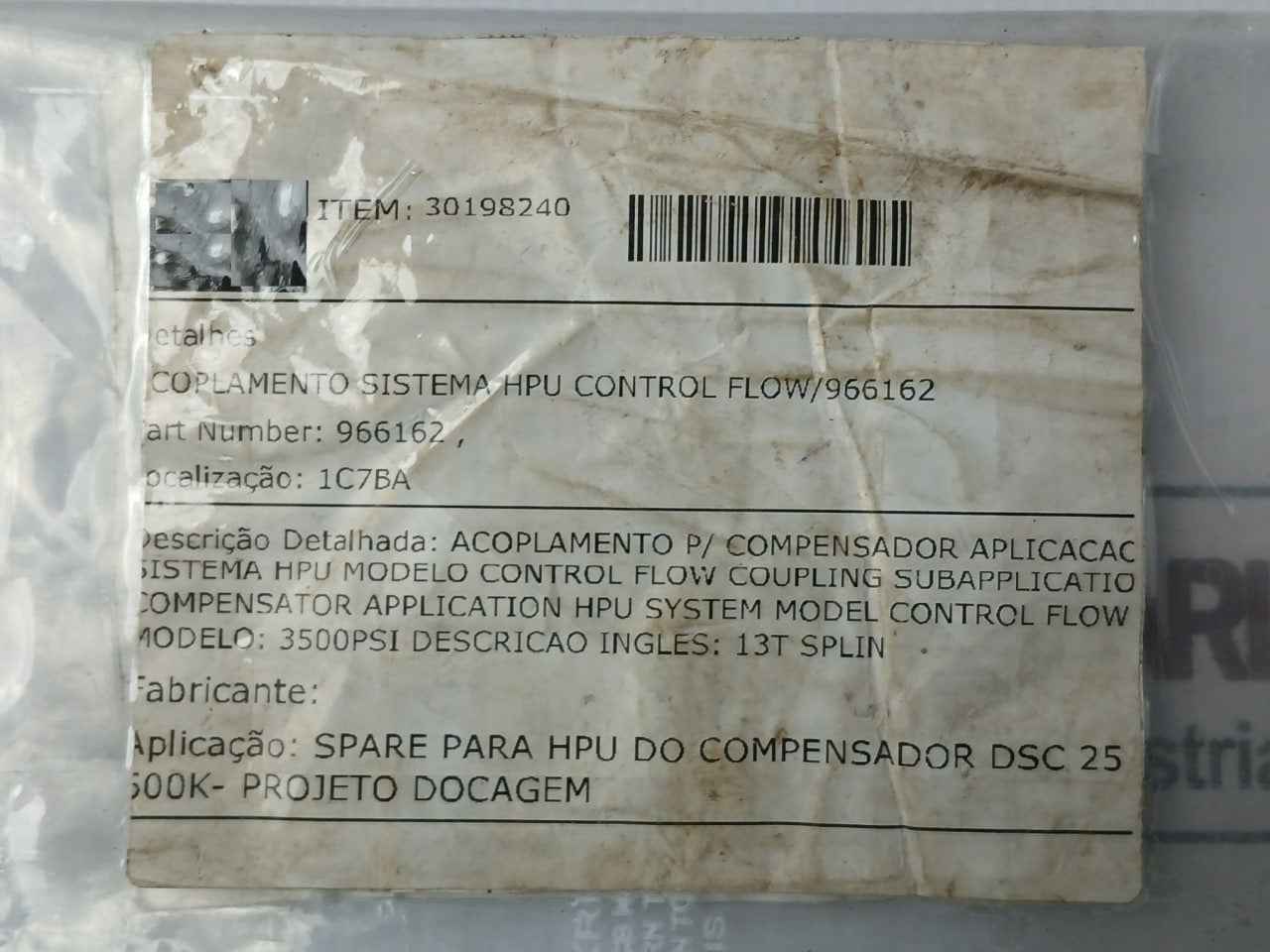 Tsc 21362-dd3-114018 Spacer For Hpu System Application Manipulator Arm Bearing