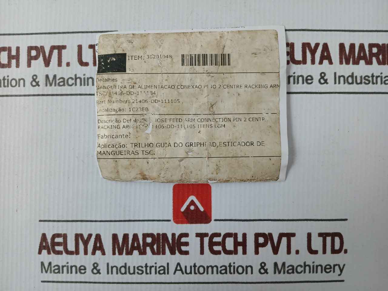 Tsc 21406-dd-111105 Power Hose Feed Arm Connection Pin