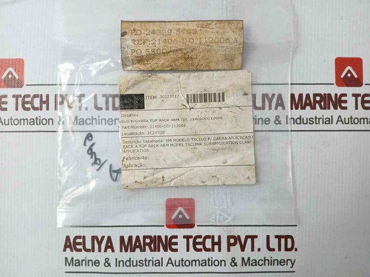 Tsc 21406-dd-112006 Concrete Pump Spectacle Wear Plate