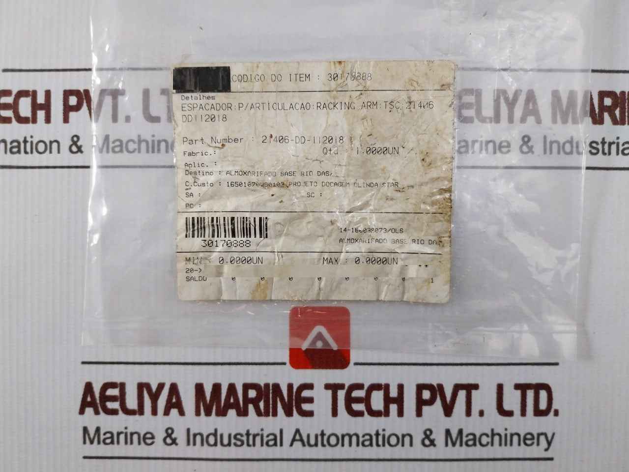 Tsc 21406-dd-112018 Spacer For Joint Racking Arm