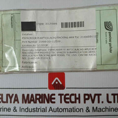 Tsc 21406-dd-112020 Spacer For Articulation Application Racking Arm Model