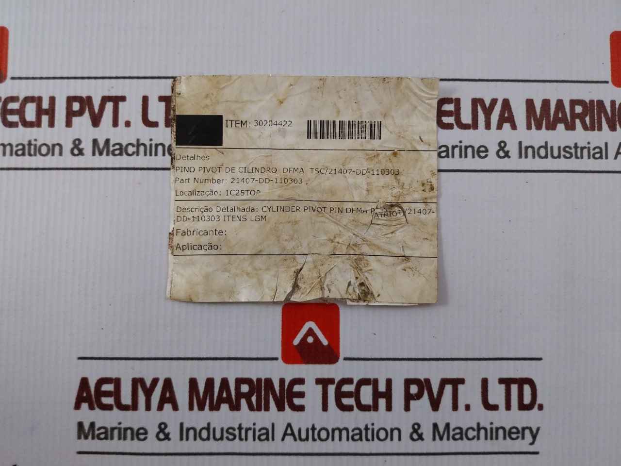 Tsc 21407-dd-110303 Cylinder Pivot Pin-30204422