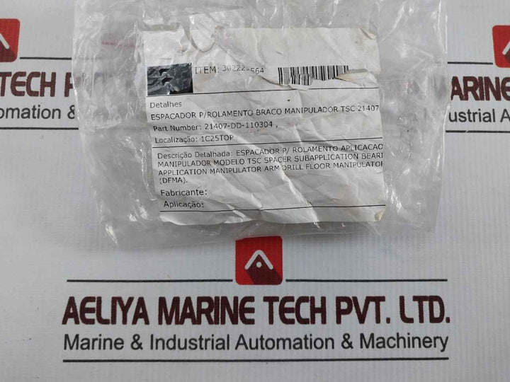 Tsc 21407-dd-110304 Spacer Sub Bearing Application Arm Drill Floor