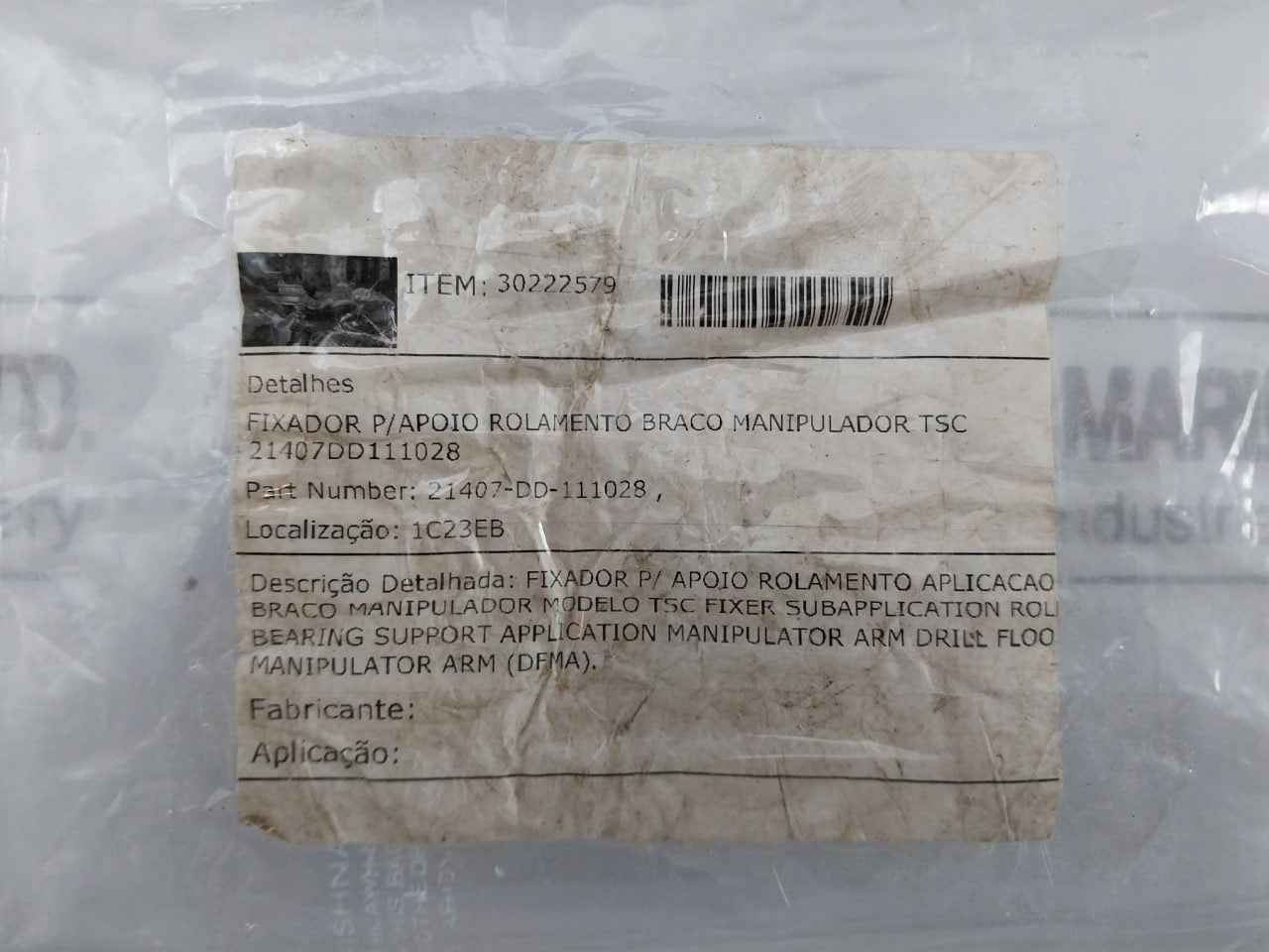 Tsc 21407-dd-111028 Fixing For Bearing Support