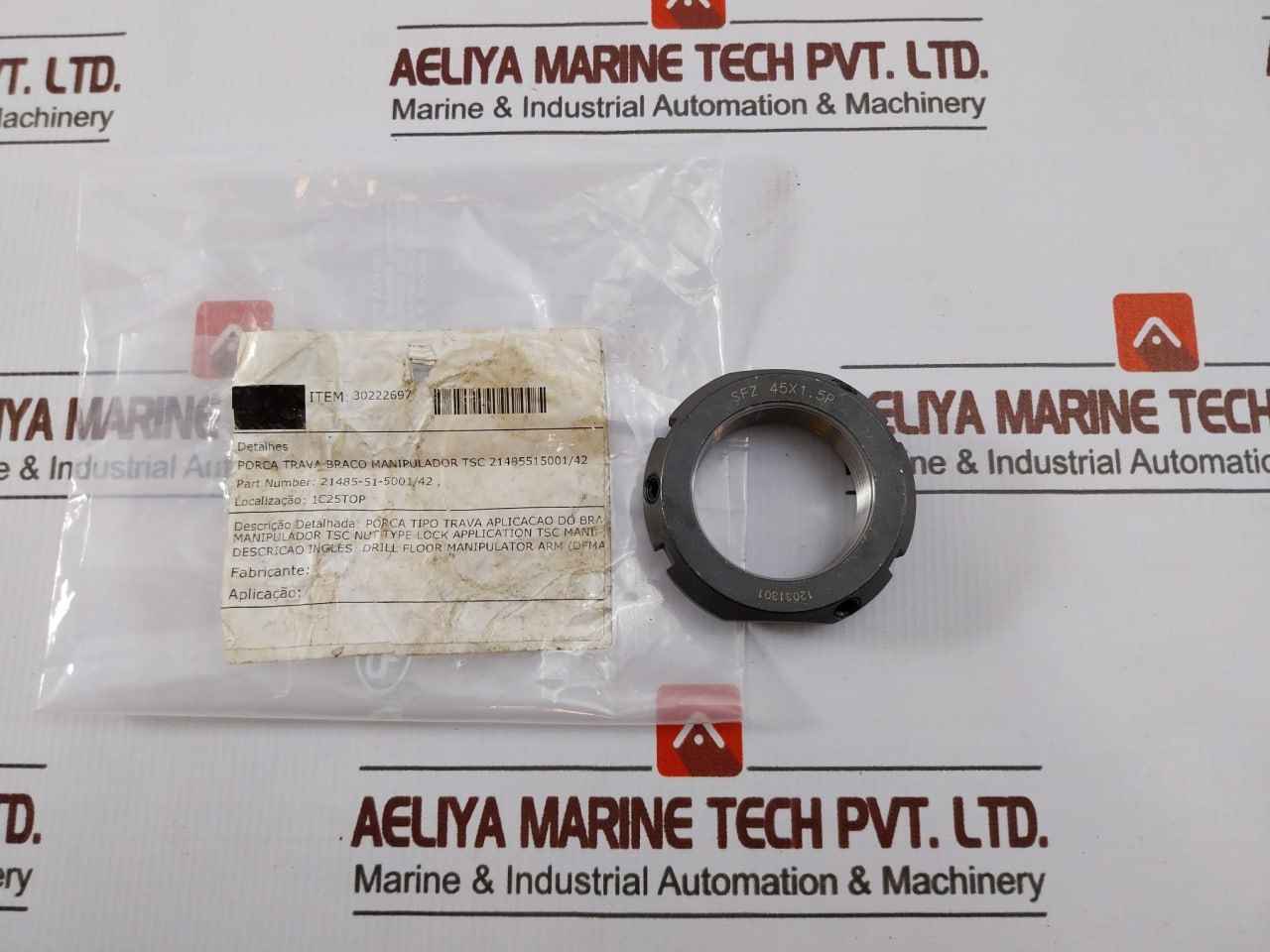 Tsc 21485-51-5001/42 Braco Arm Locking Nut Sfz 45X1.5P