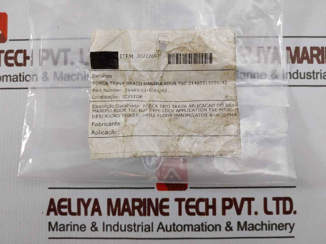 Tsc 21485-51-5001/42 Braco Arm Locking Nut Sfz 45X1.5P