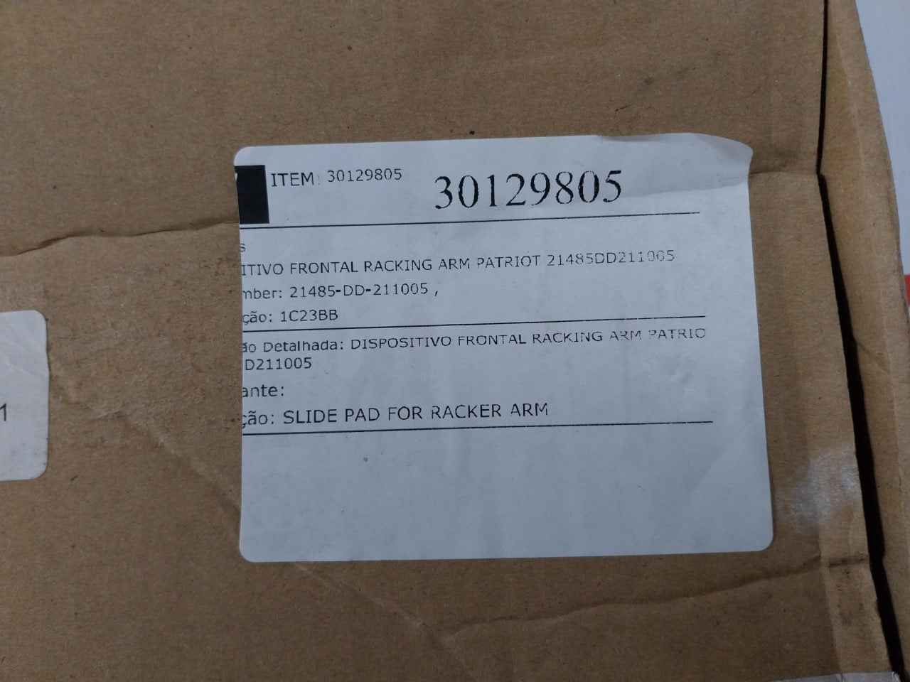Tsc 21485-dd-211005 Slide Pad For Racker Arm